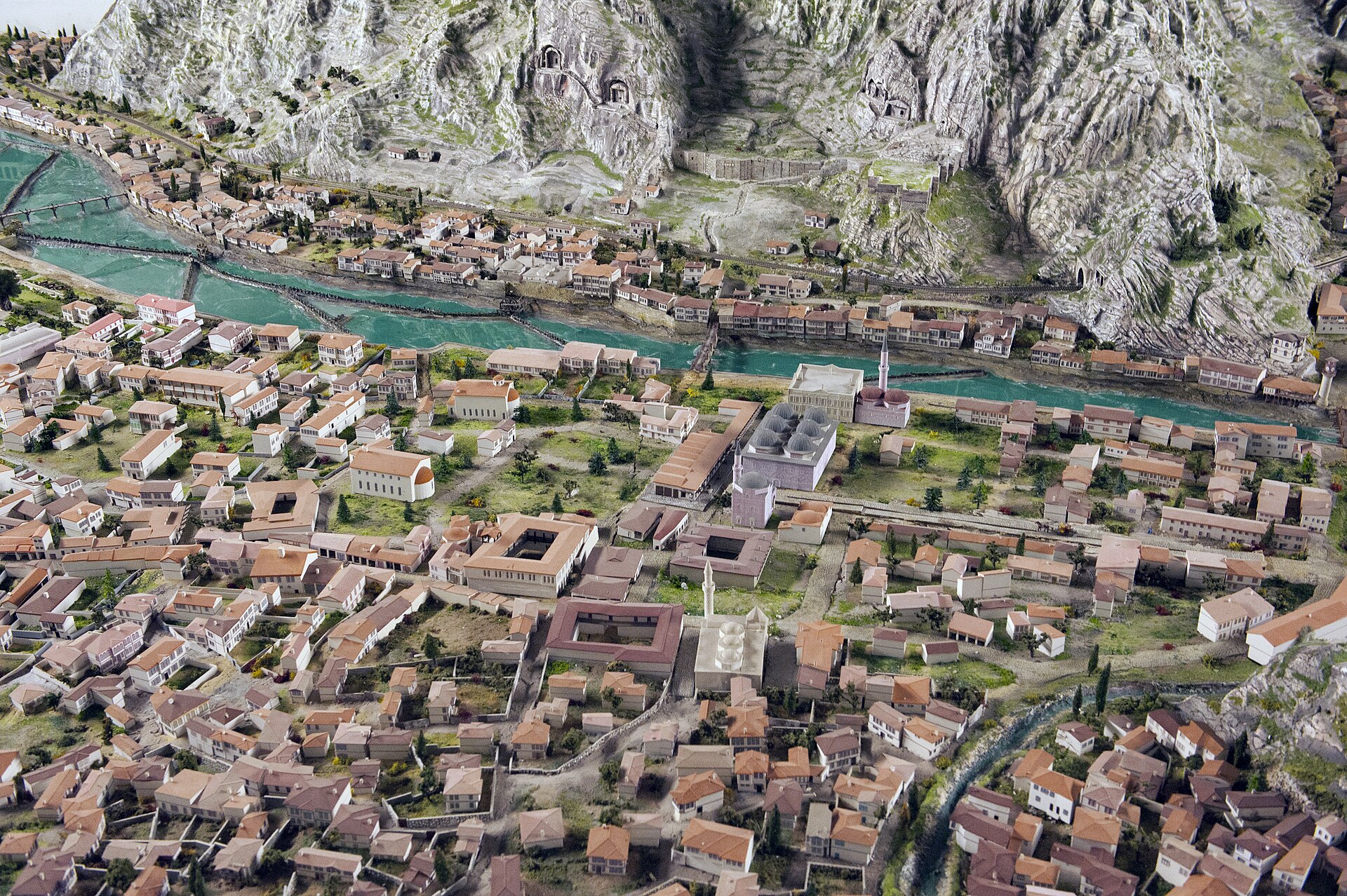 Amasya Bayezid II Mosque Maquette of town 7610