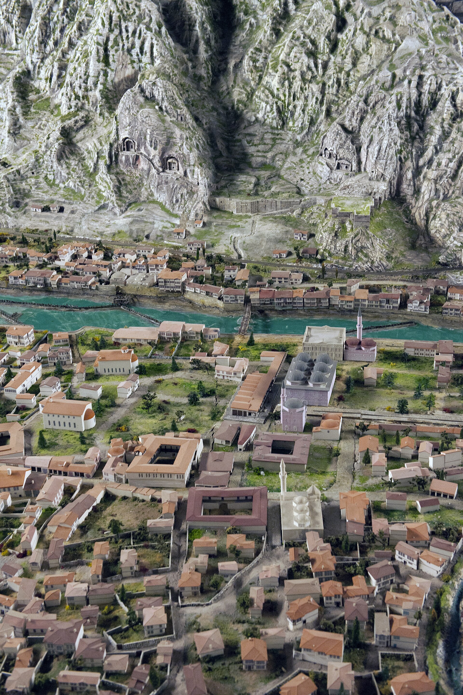 Amasya Bayezid II Mosque Maquette of town 7610