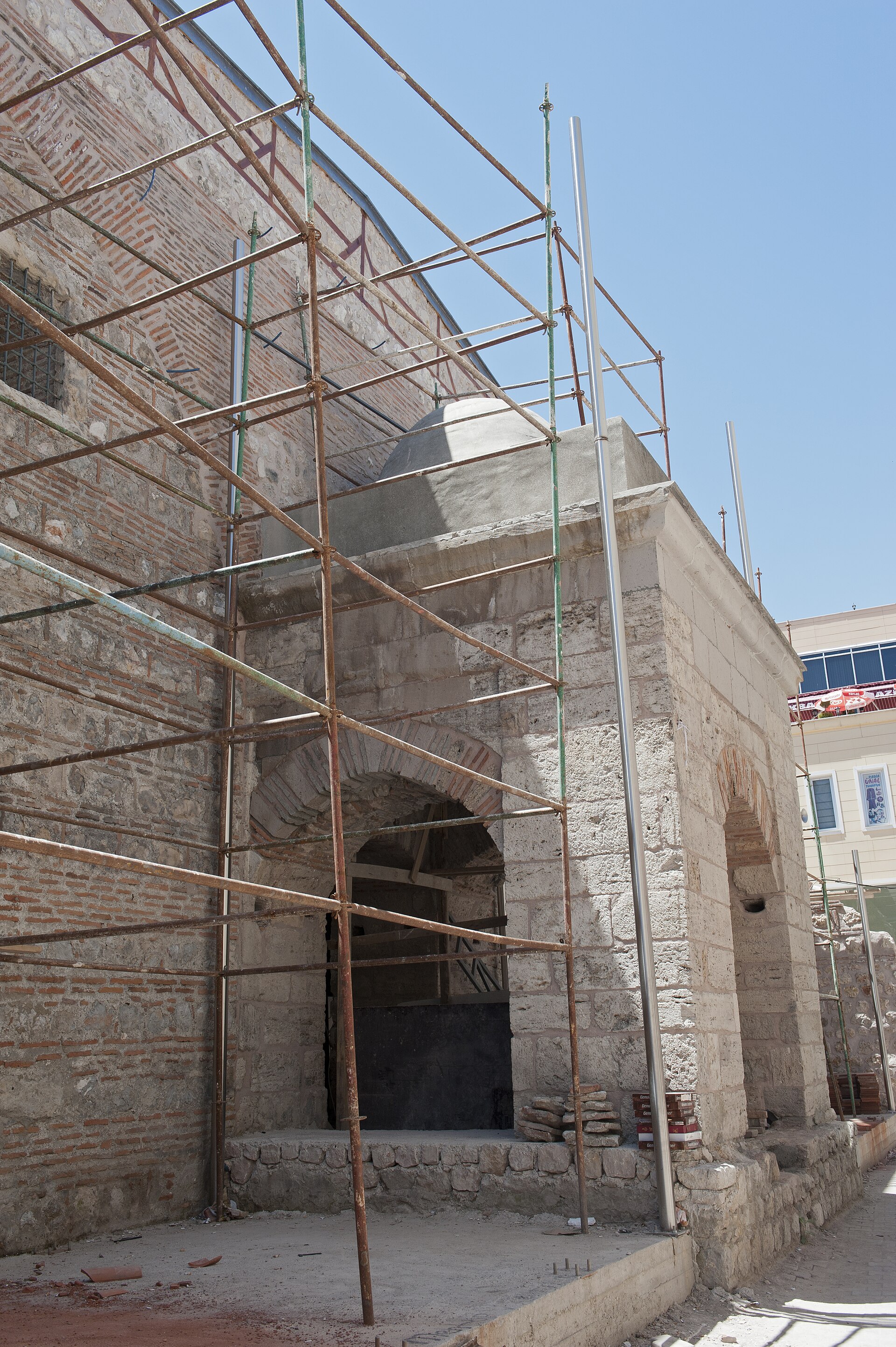 Amasya Bedesten during restoration