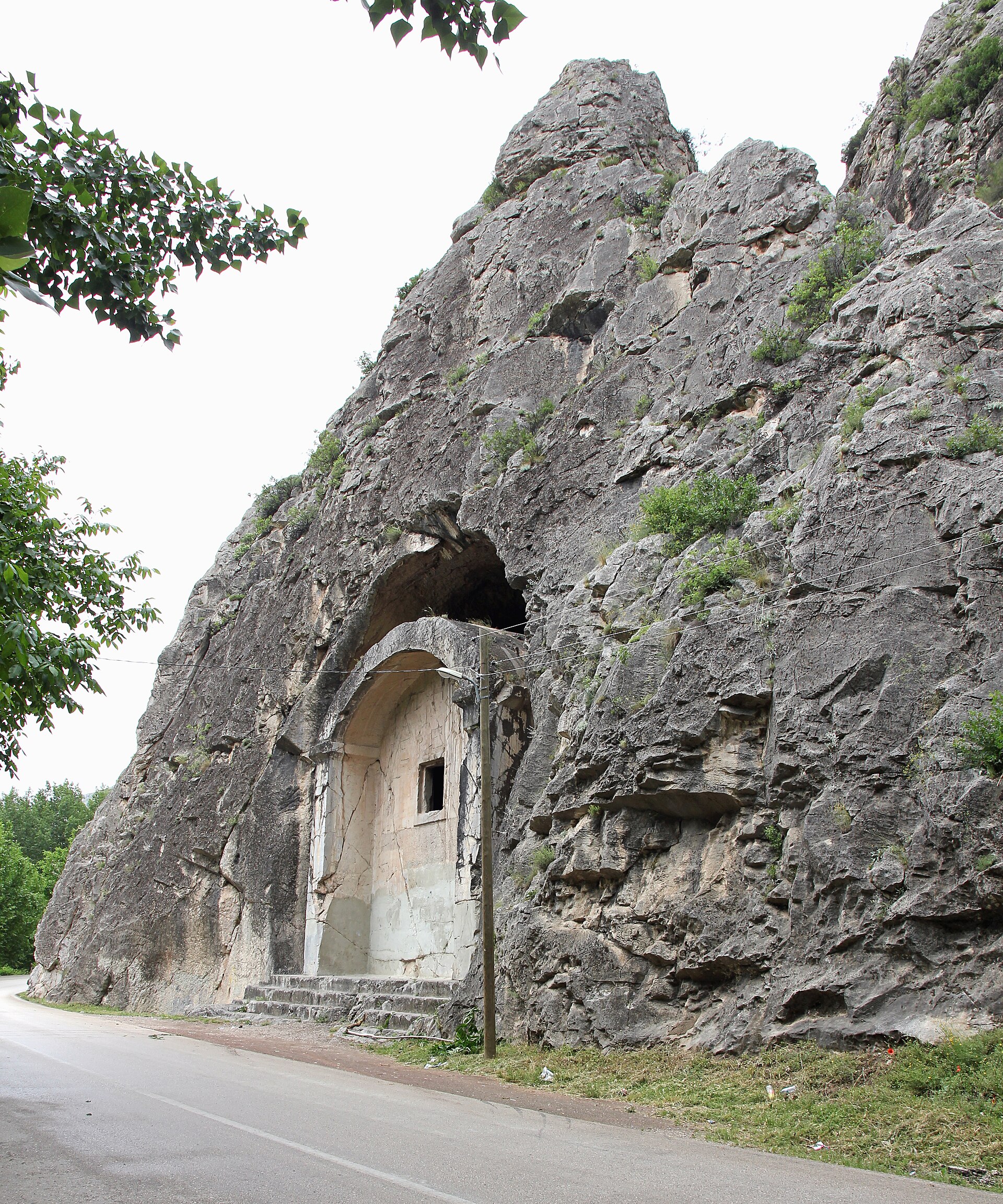 Amasya, Nordtürkei, pontisches Königsgrab, Aynalı Mağara (Mirror Cave)