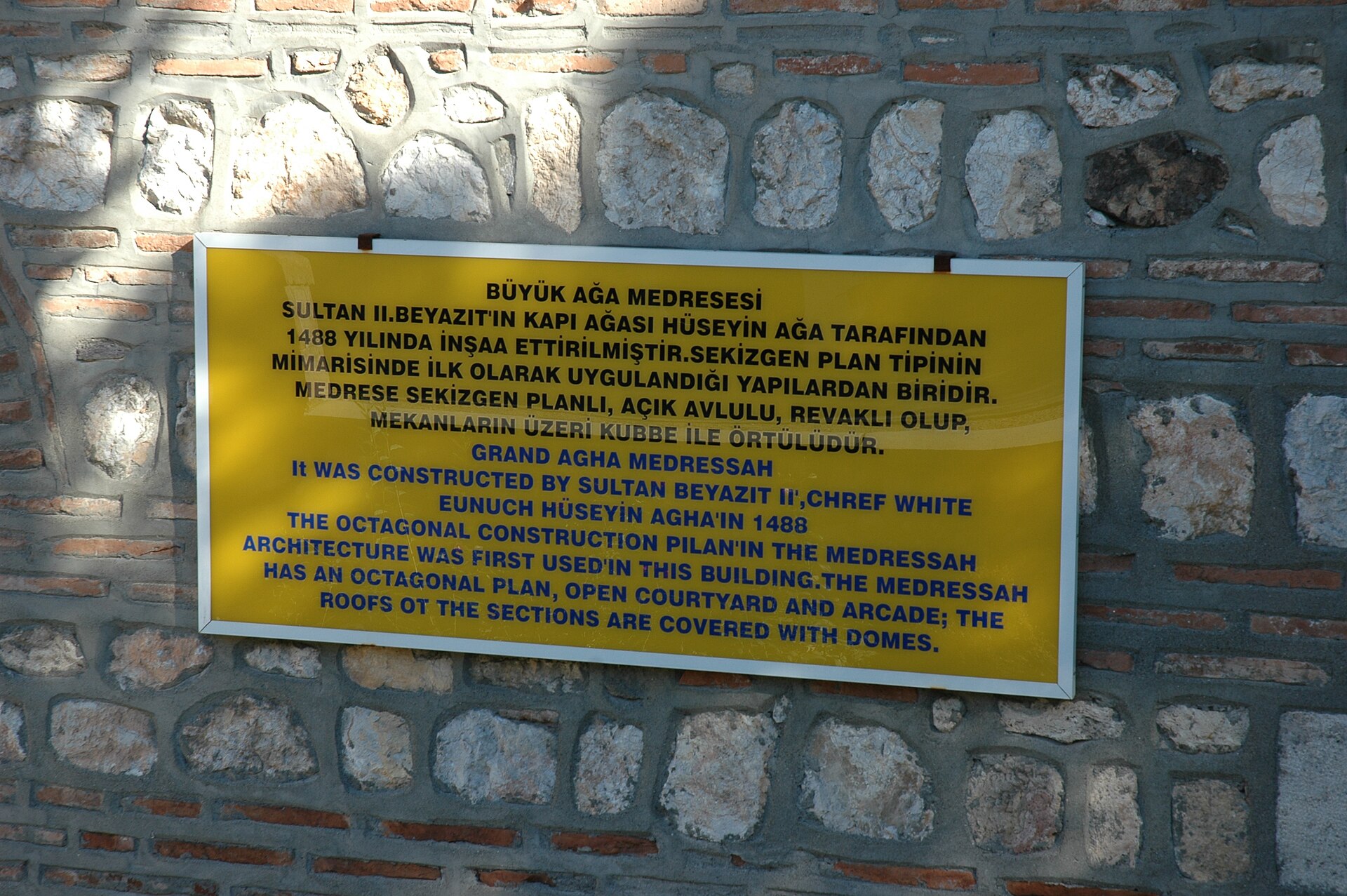 AmAsya Büyük Ağa Medresesi
