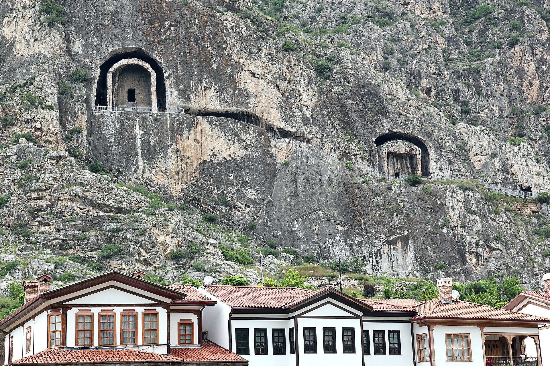 Amasya, Nordtürkei, Königsgräber
