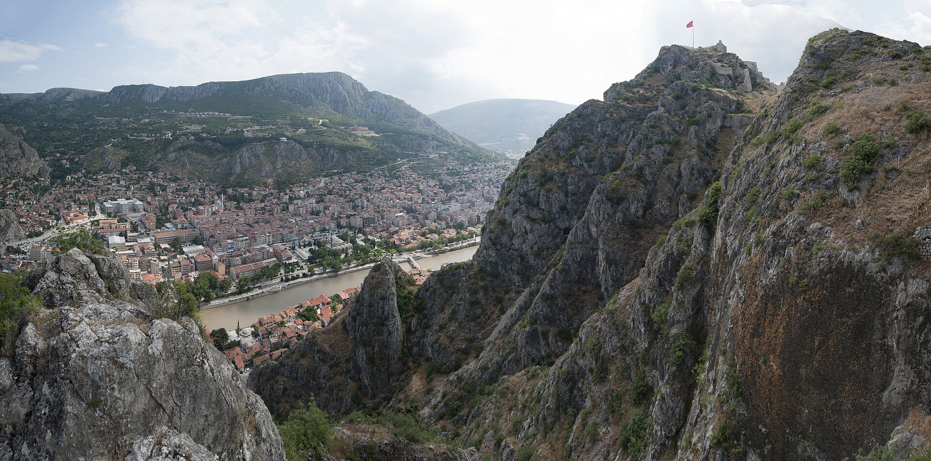Amasya View from kale or near 7381 panoram