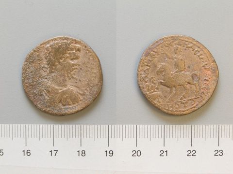 Coin of Septimius Severus, Emperor of Rome from Amaseia, Yale University Art Gallery, inv. 1938.6000.36