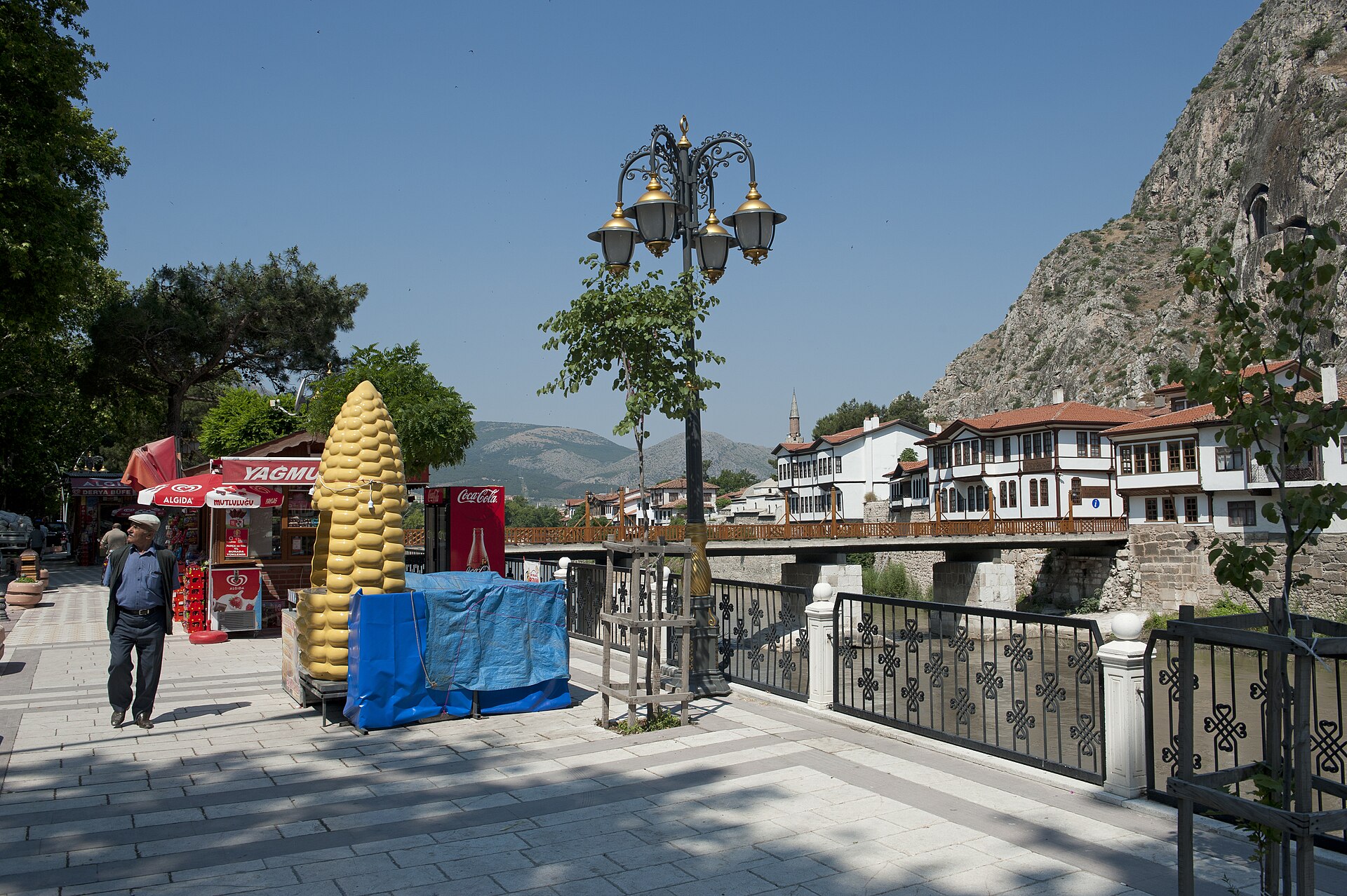Amasya Yeşilmak Alcak Bridge from southeast