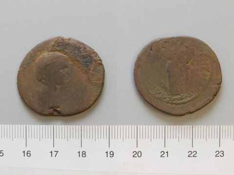 Coin of Julia Domna, wife of Septimius Severus, from Amaseia, Yale University Art Gallery, inv. 1938.6000.1246