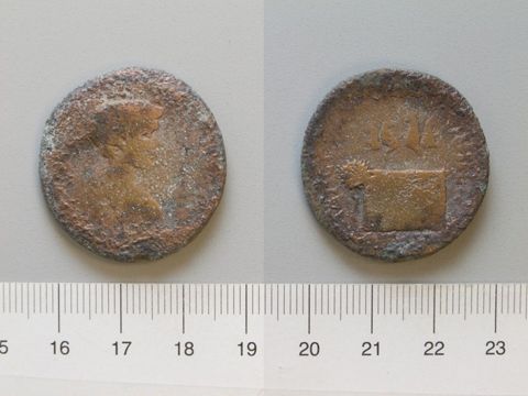 Coin of Geta Lucius Septimius, Emperor of Rome, from Amaseia, Yale University Art Gallery, inv. 1938.6000.1245
