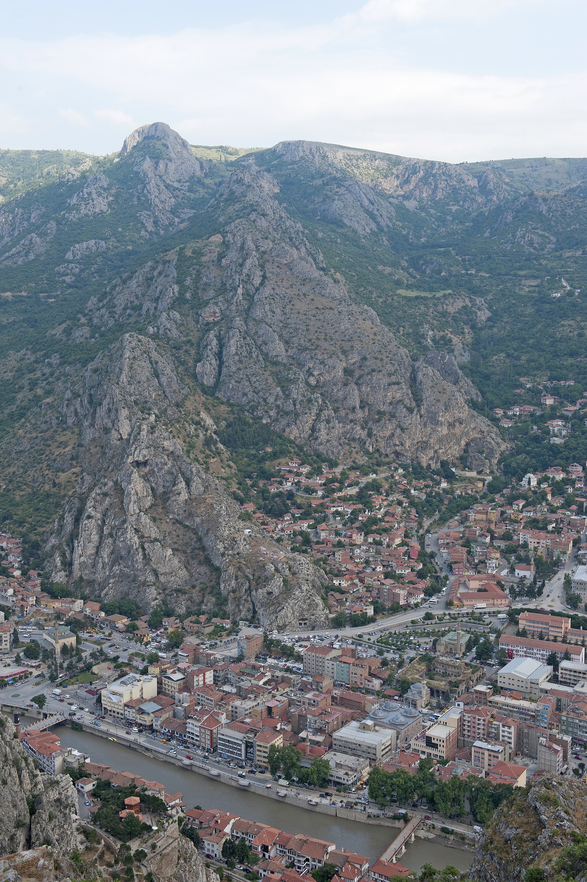 Amasya View from kale or near