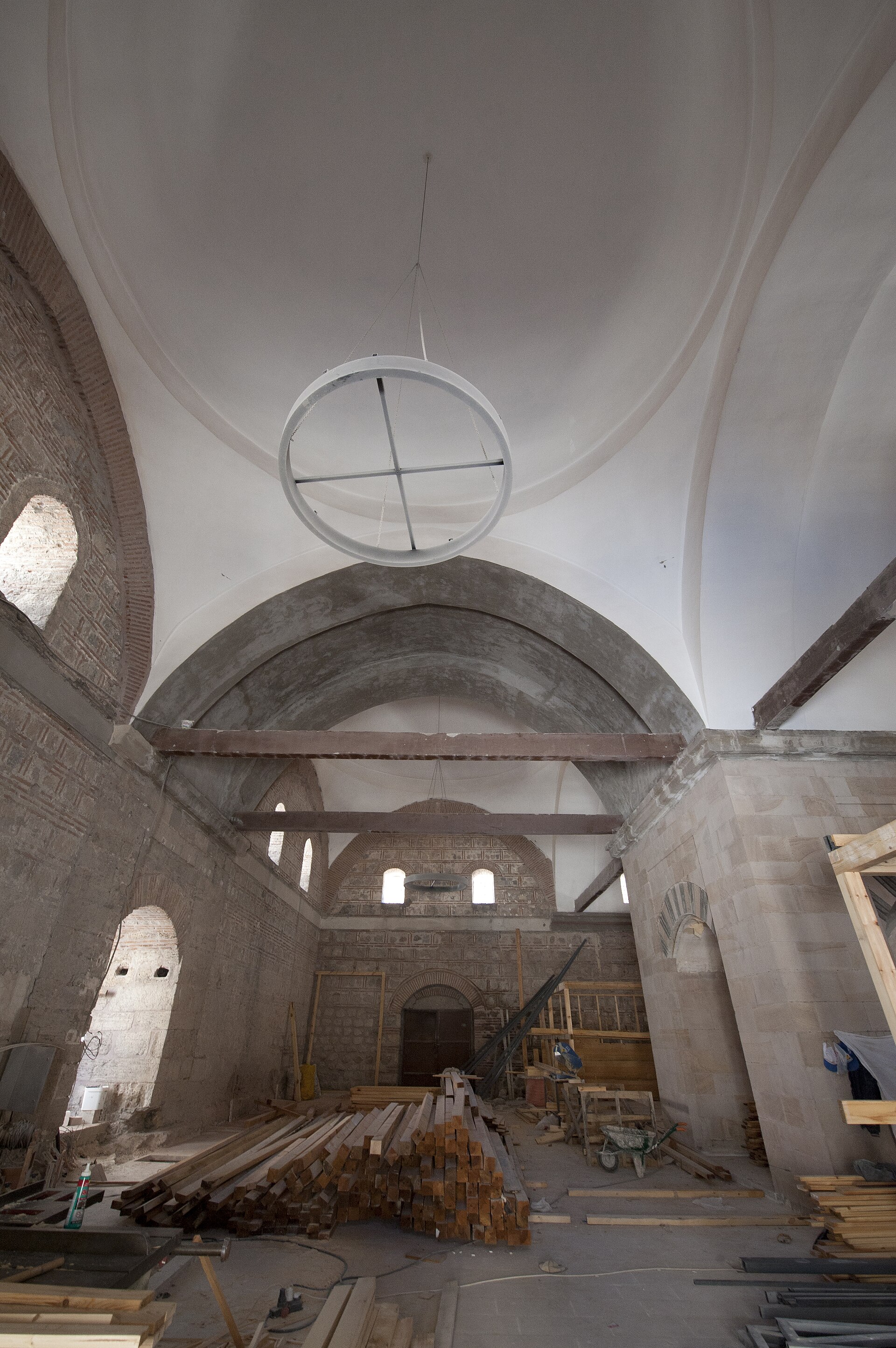 Amasya Bedesten during restoration