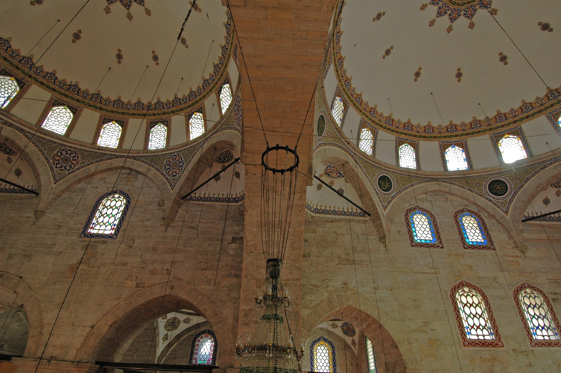 Amasya Bayezid II Mosque Interior ceiling