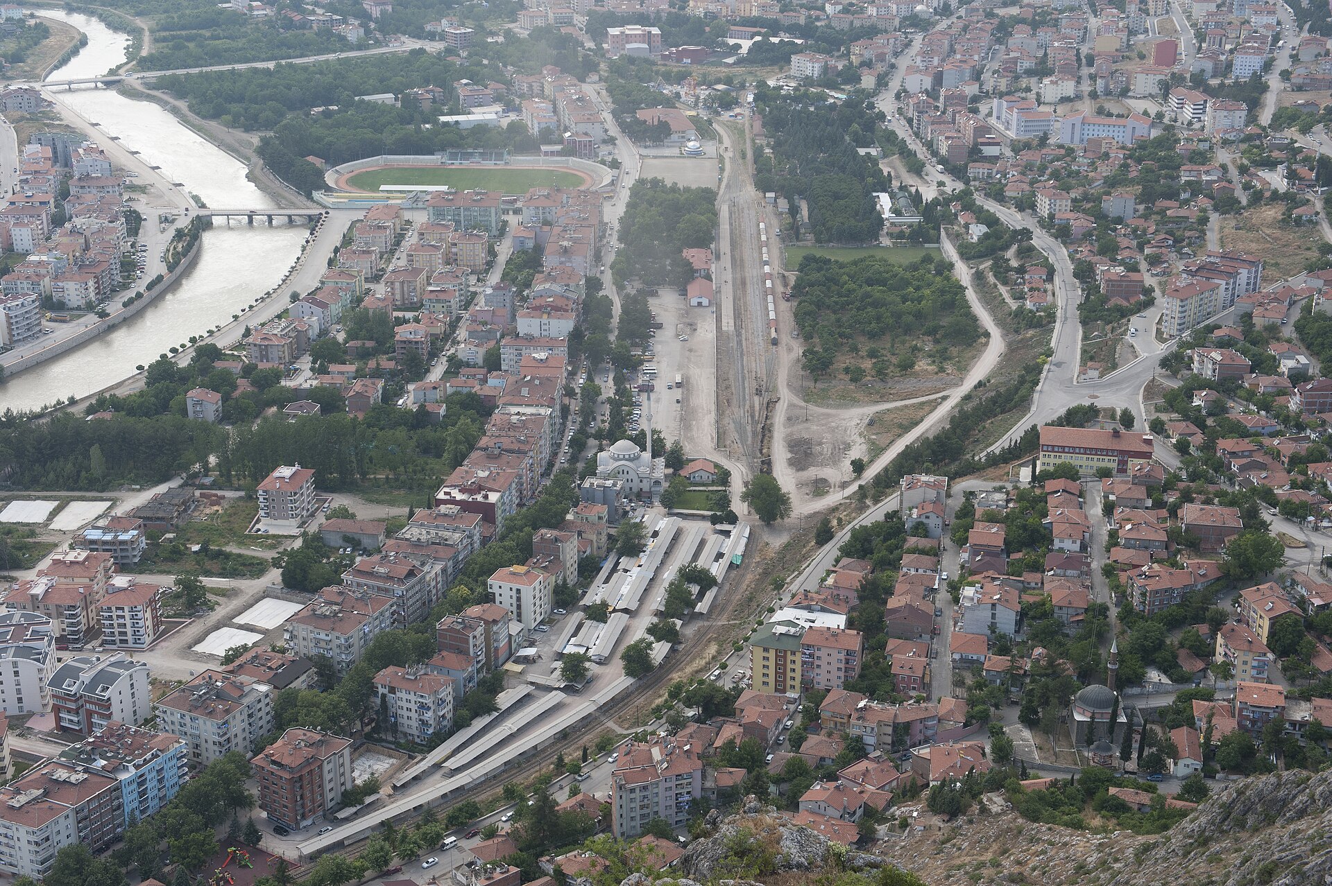 Amasya View from kale or near