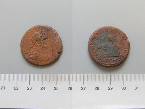 Coin of Septimius Severus, Emperor of Rome, from Amasia, Yale University Art Gallery, inv. 1938.6000.4222