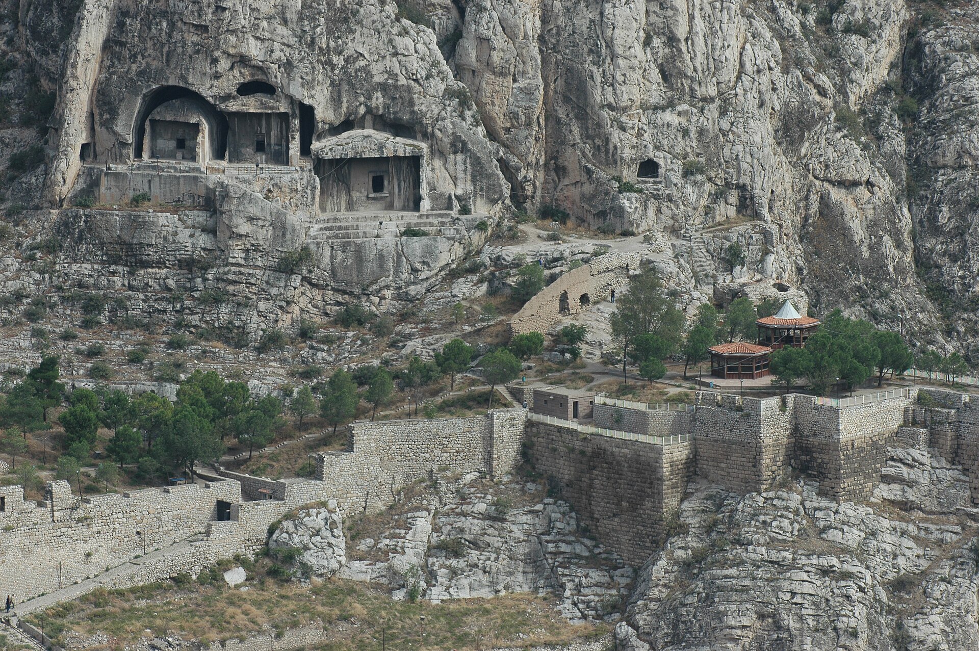 Amasya Tombs C (left) B A