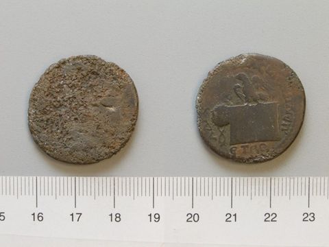 Dupondius of Caracalla, Roman Emperor, from Amaseia, Yale University Art Gallery, inv. 1938.6000.1223