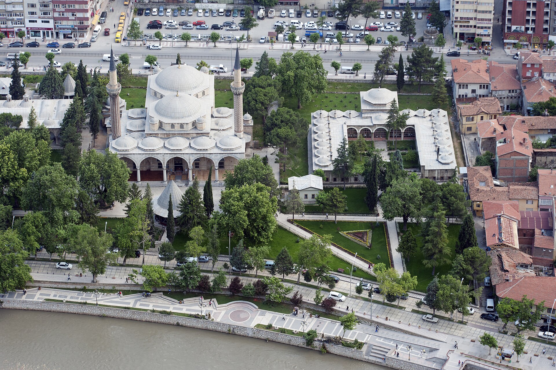 Amasya Bayezid II Mosque View from high