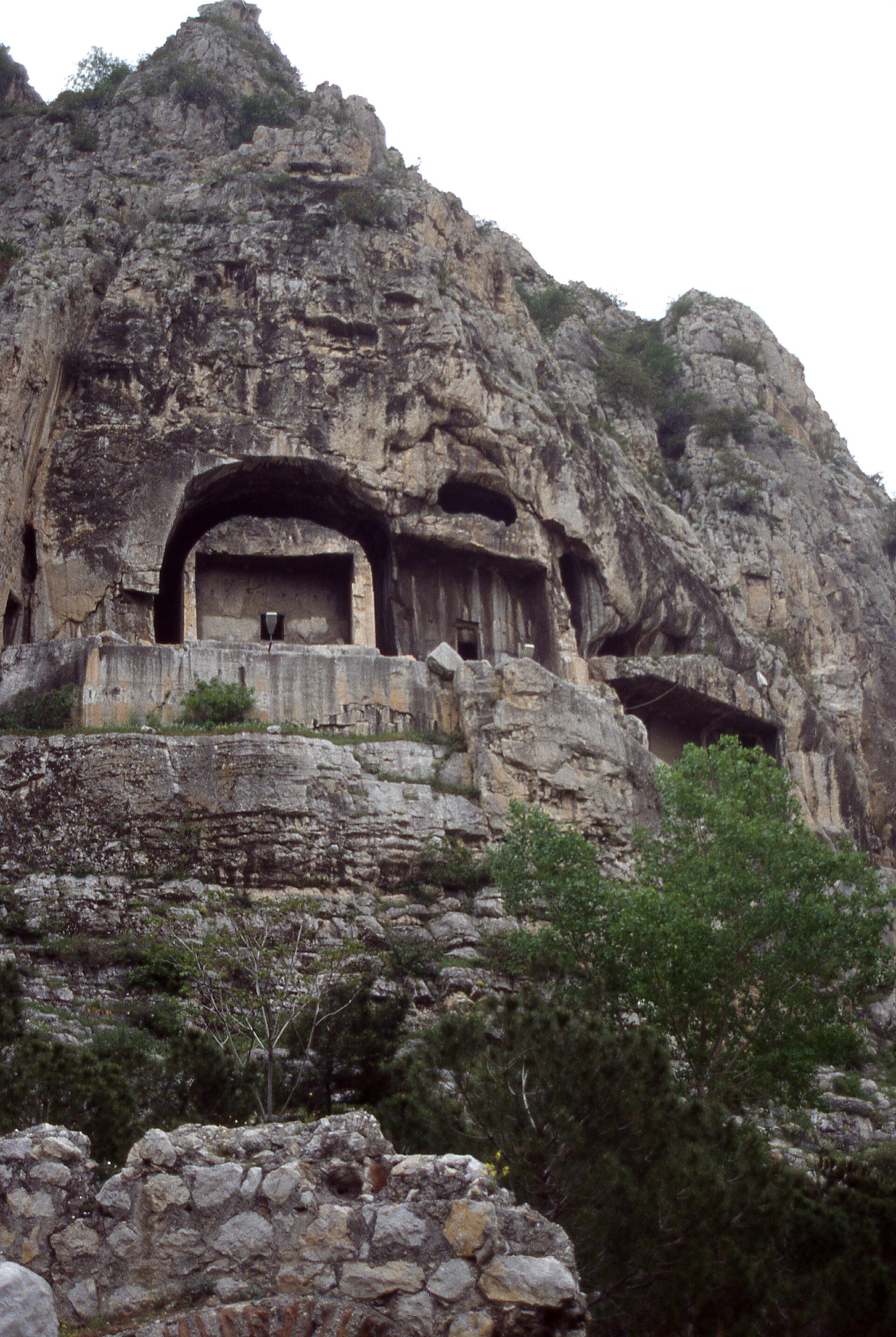 Amasya Tombs A-C from SW
