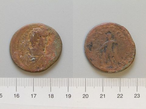 Dupondius of Caracalla, Roman Emperor, from Amaseia, Yale University Art Gallery, inv. 1938.6000.1226