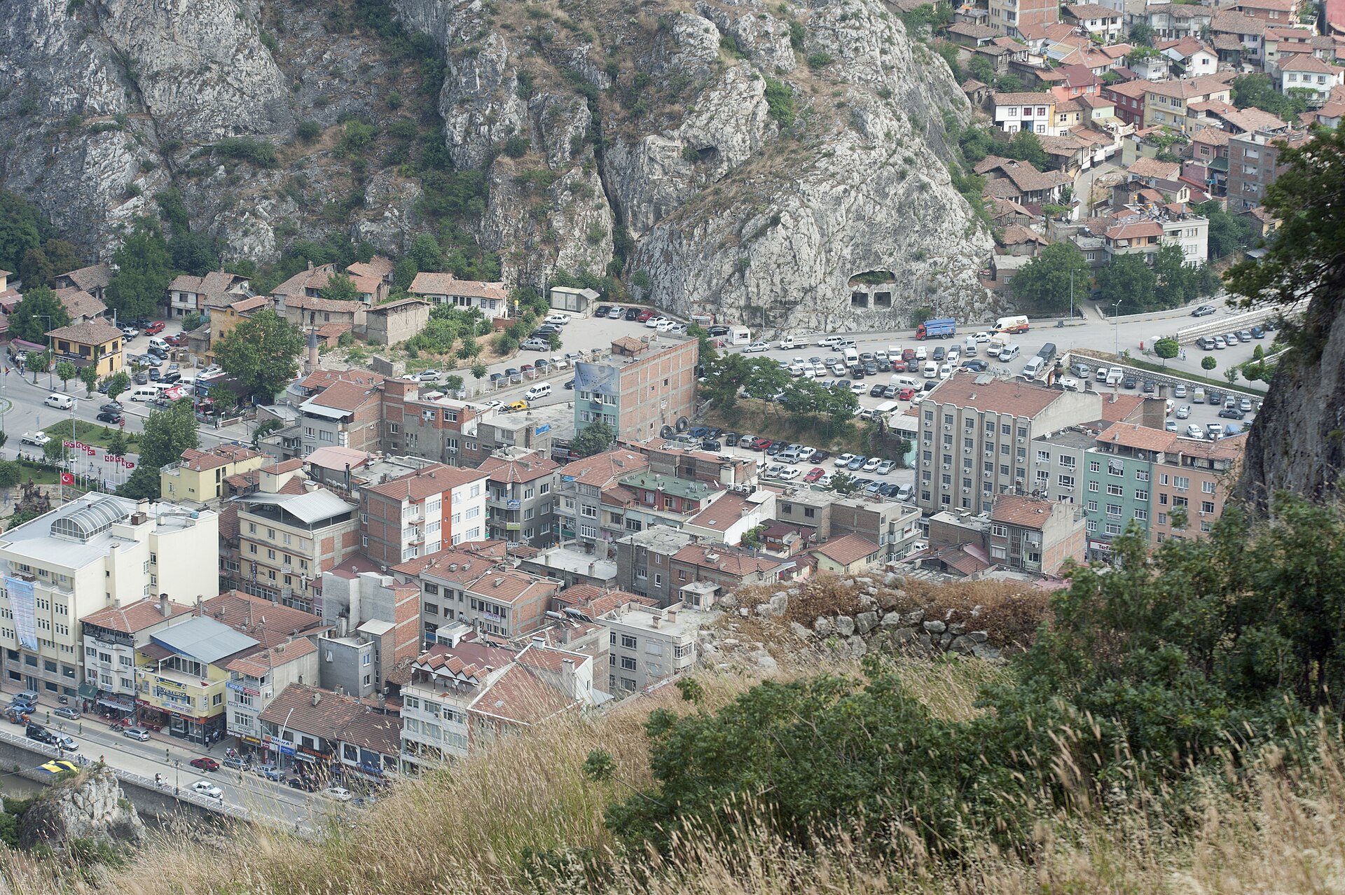 Amasya View from kale or near