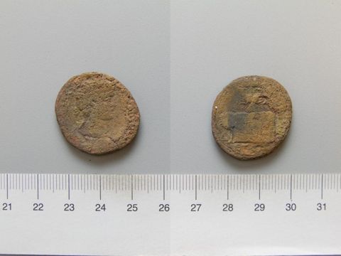 Coin of Caracalla, Roman Emperor, from Amasia, Yale University Art Gallery, inv. 1938.6000.4178