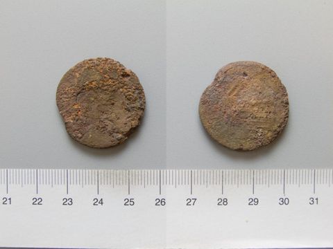 Coin of Caracalla, Roman Emperor, from Amasia, Yale University Art Gallery, inv. 1938.6000.4182