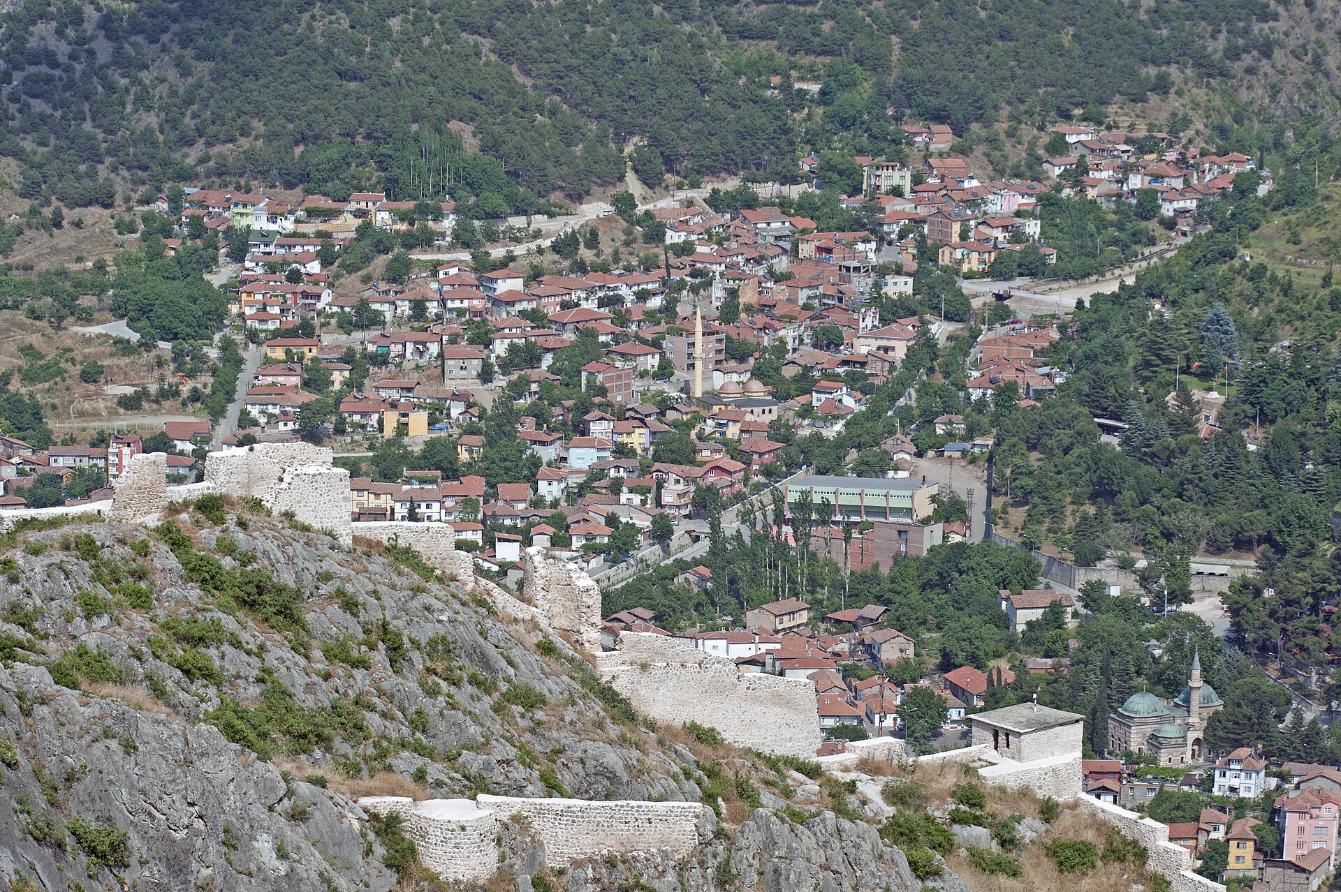 Amasya Castle and its walls