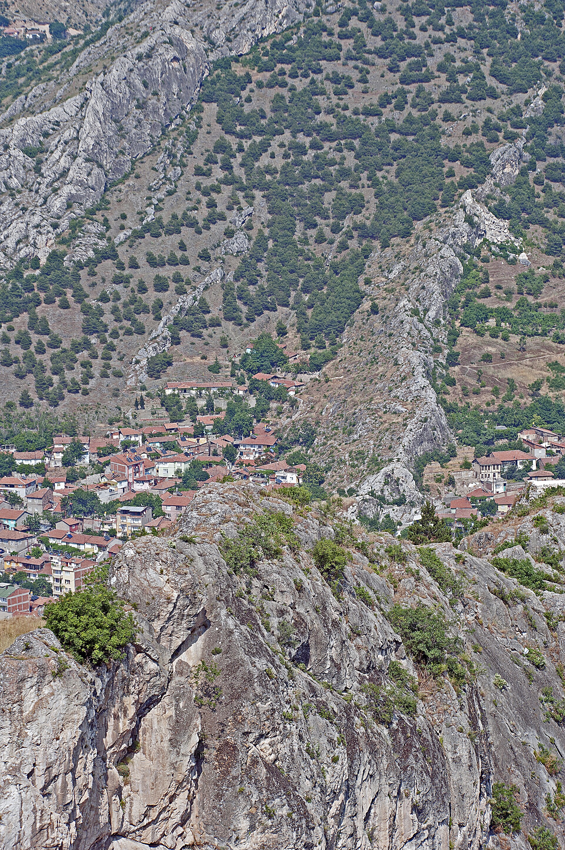 Amasya View from kale or near