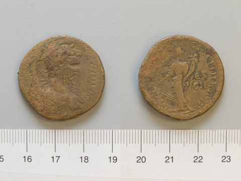 Coin of Septimius Severus, Emperor of Rome from Amaseia, Yale University Art Gallery, inv. 1938.6000.30