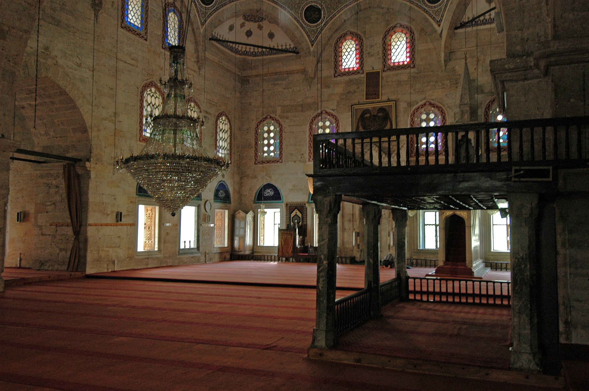Amasya Bayezid II Mosque Interior mahfili