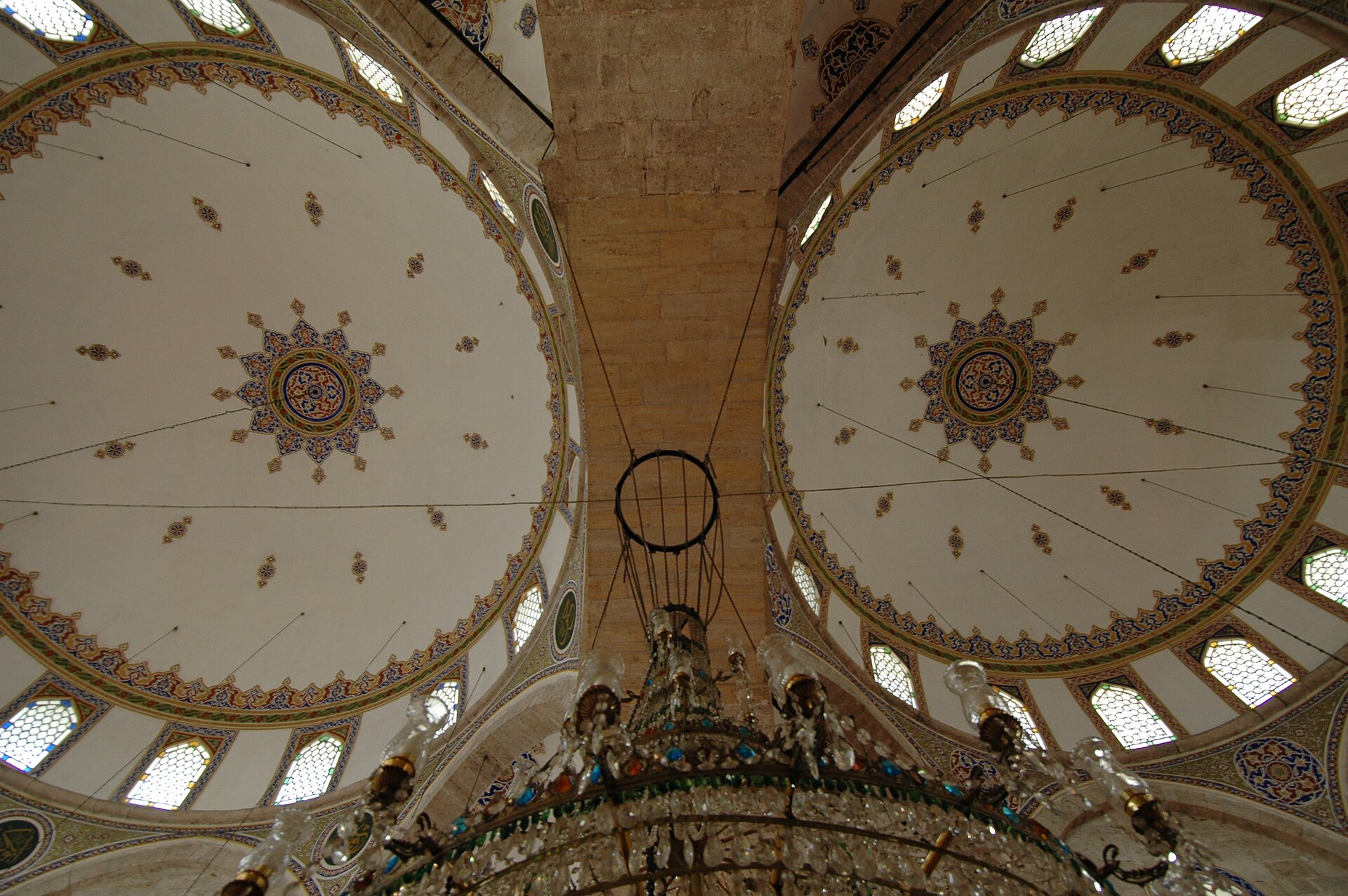 Amasya Bayezid II Mosque Interior ceiling