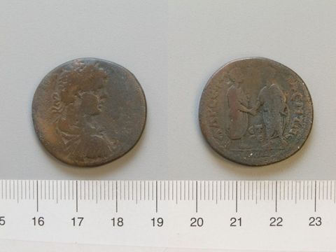 Coin of Caracalla, Roman Emperor, from Amaseia, Yale University Art Gallery, inv. 1938.6000.1330