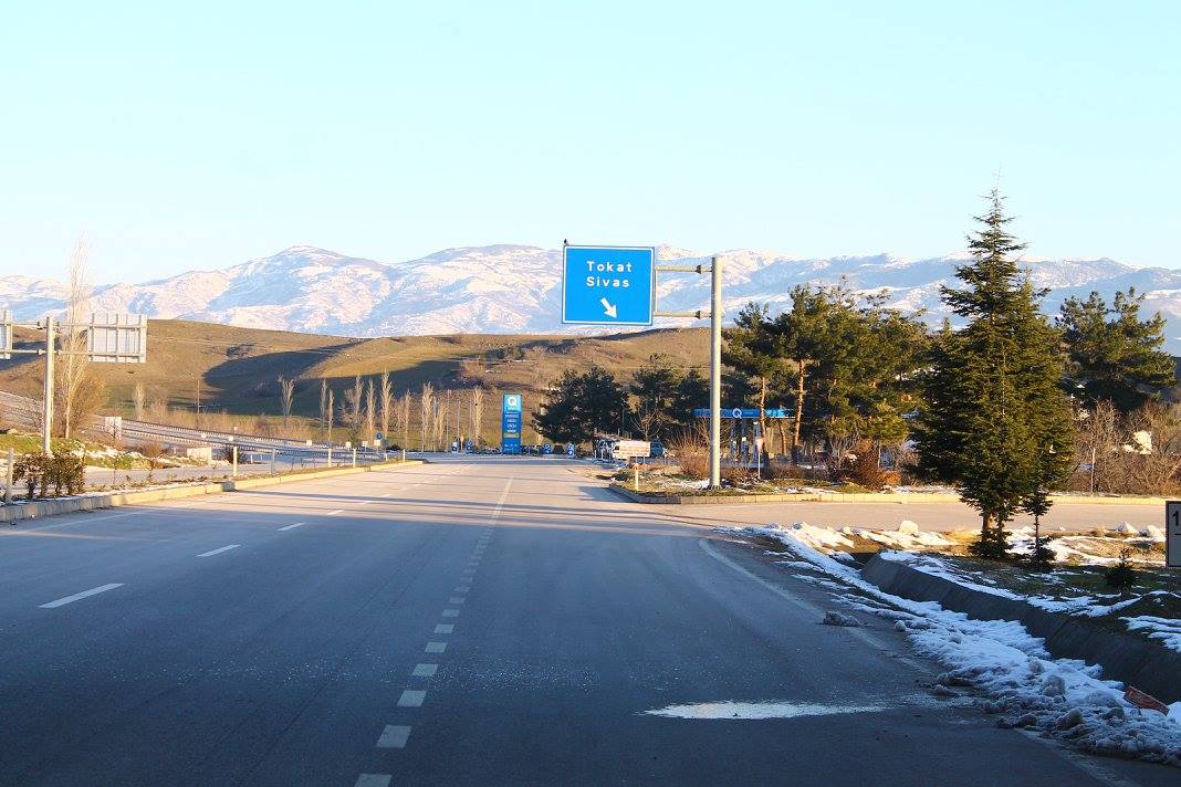 Tokat-Amasya yolu