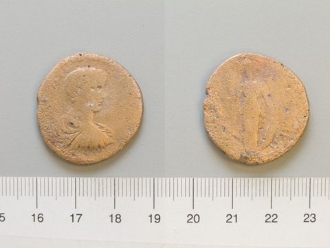 Dupondius of Geta Lucius Septimius, Emperor of Rome, from Amaseia, Yale University Art Gallery, inv. 1938.6000.1234