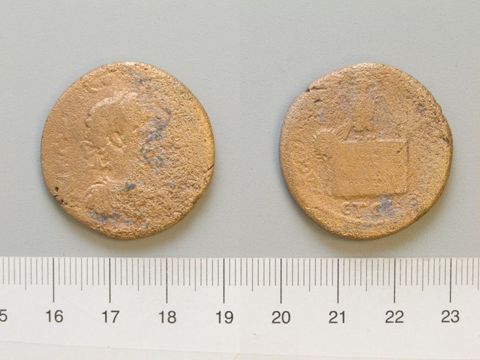 Coin of Septimius Severus, Emperor of Rome from Amaseia, Yale University Art Gallery, inv. 1938.6000.29