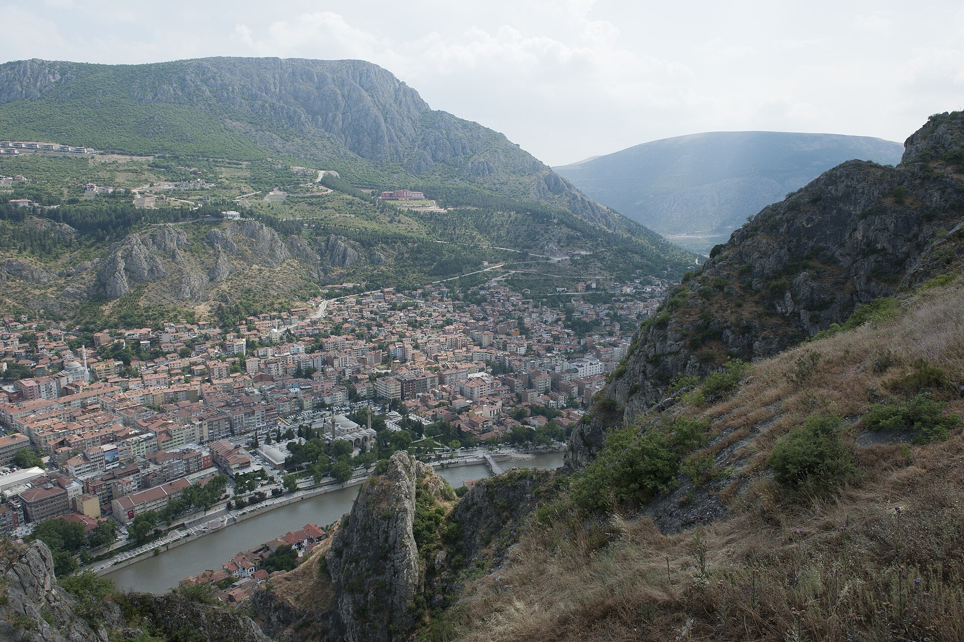 Amasya View from kale or near