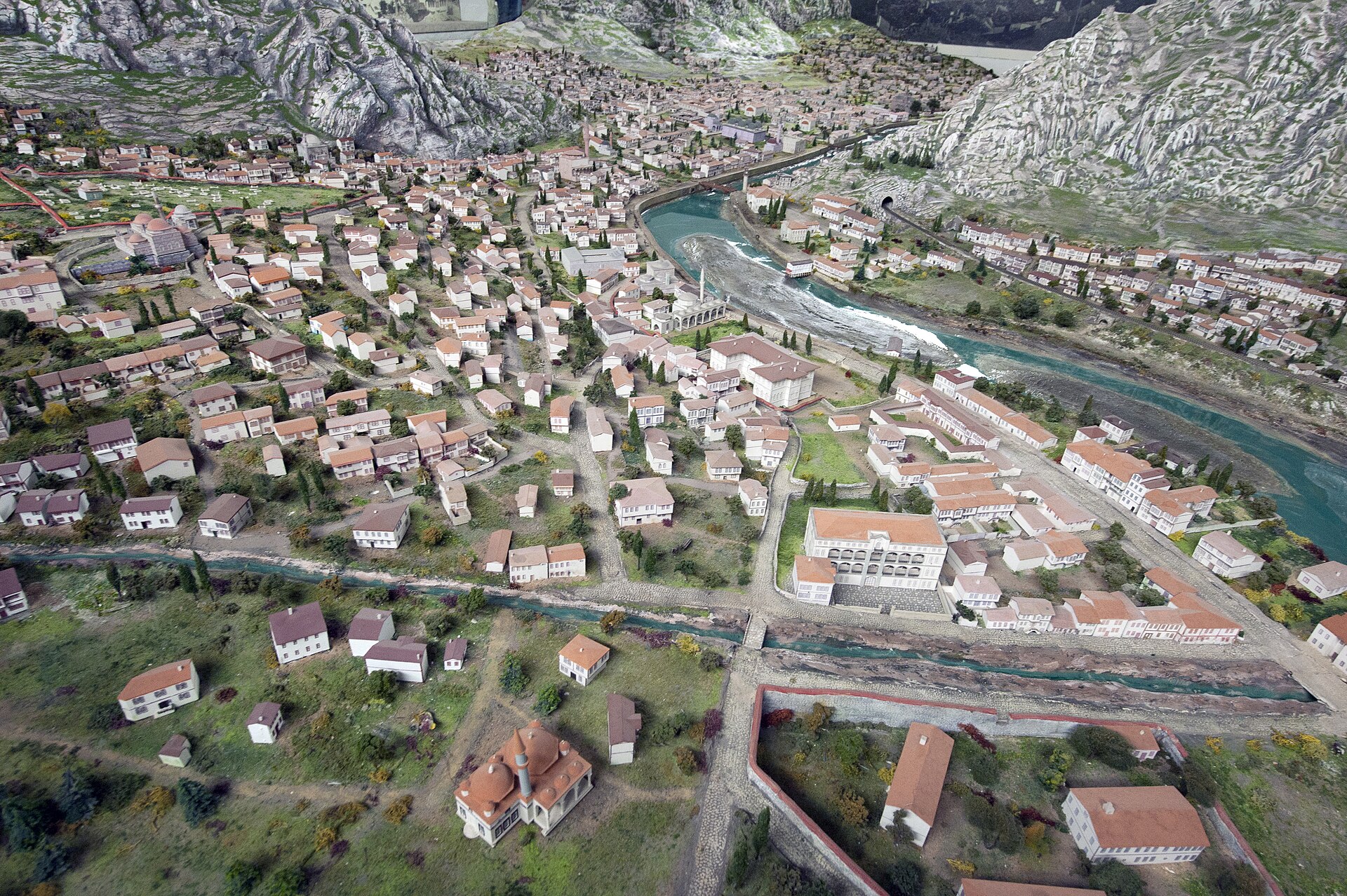 Amasya Bayezid II Mosque Maquette of town 7610