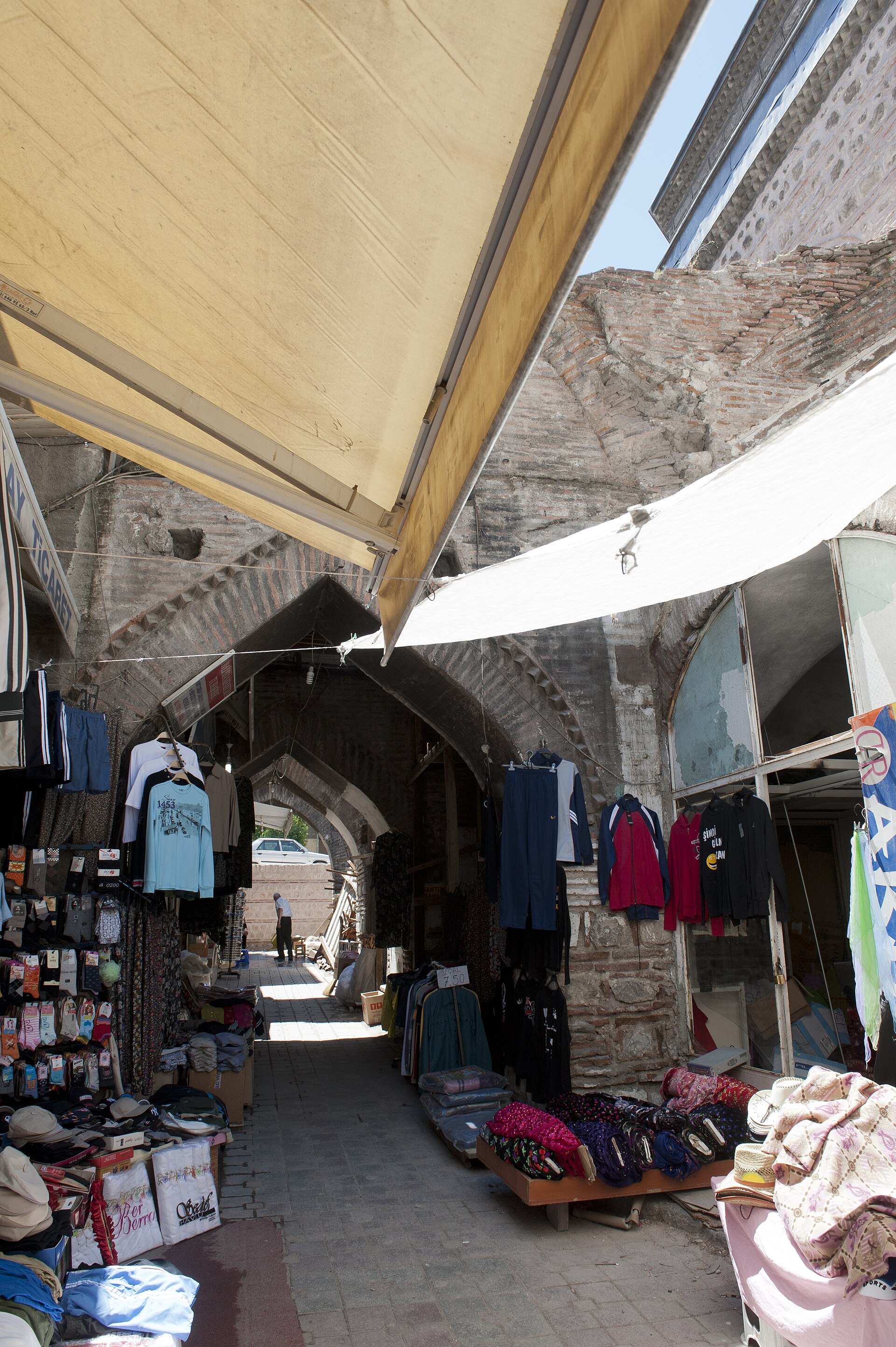 Amasya Bedesten during restoration