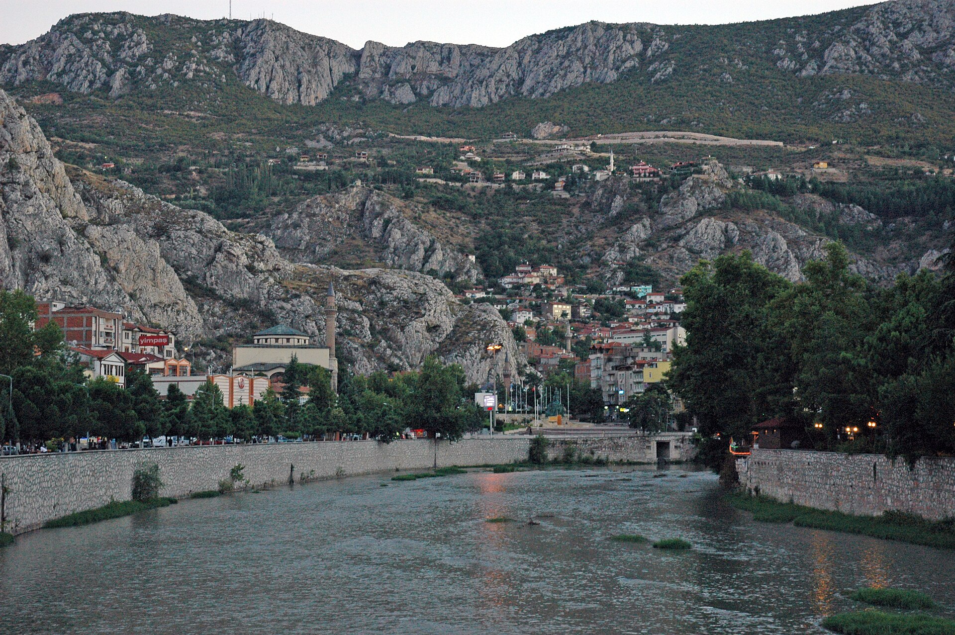 Amasya Yeşilmak near Gümüslü Mosque