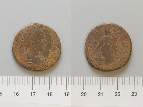 Dupondius of Caracalla, Roman Emperor, from Amaseia, Yale University Art Gallery, inv. 1938.6000.1217