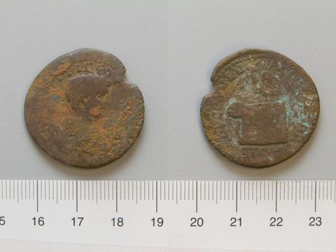 Coin of Geta Lucius Septimius, Emperor of Rome, from Amaseia, Yale University Art Gallery, inv. 1938.6000.1243