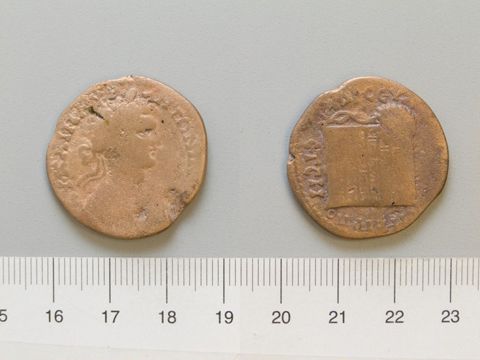 Dupondius of Caracalla, Roman Emperor, from Amaseia, Yale University Art Gallery, inv. 1938.6000.1204