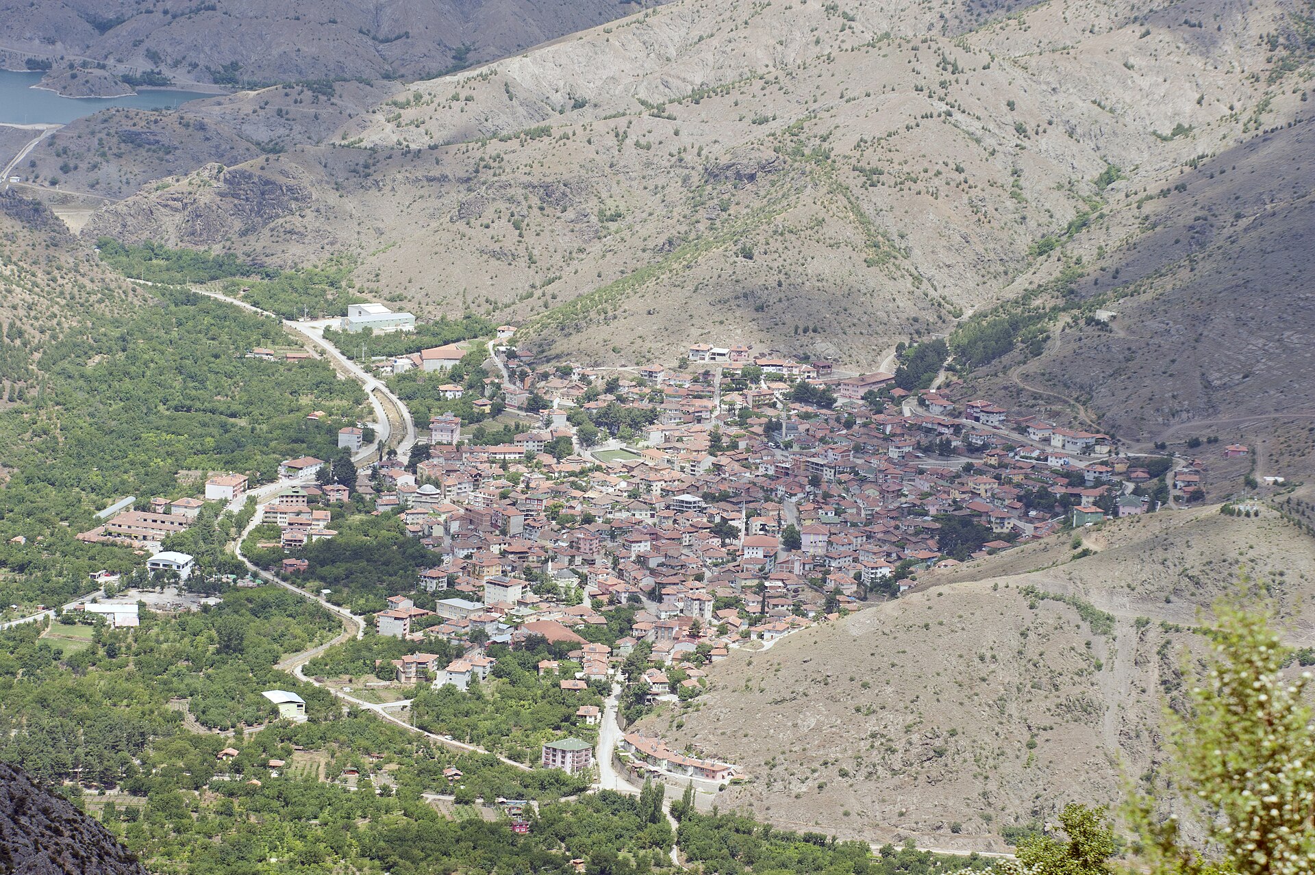 Amasya Mountain to south Town view