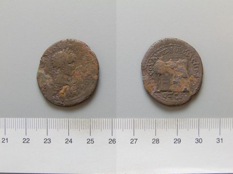 Coin of Caracalla, Roman Emperor, from Amasia, Yale University Art Gallery, inv. 1938.6000.4198