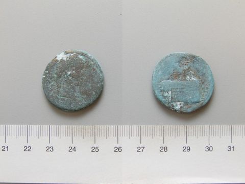 Coin of Caracalla, Roman Emperor, from Amasia, Yale University Art Gallery, inv. 1938.6000.4174