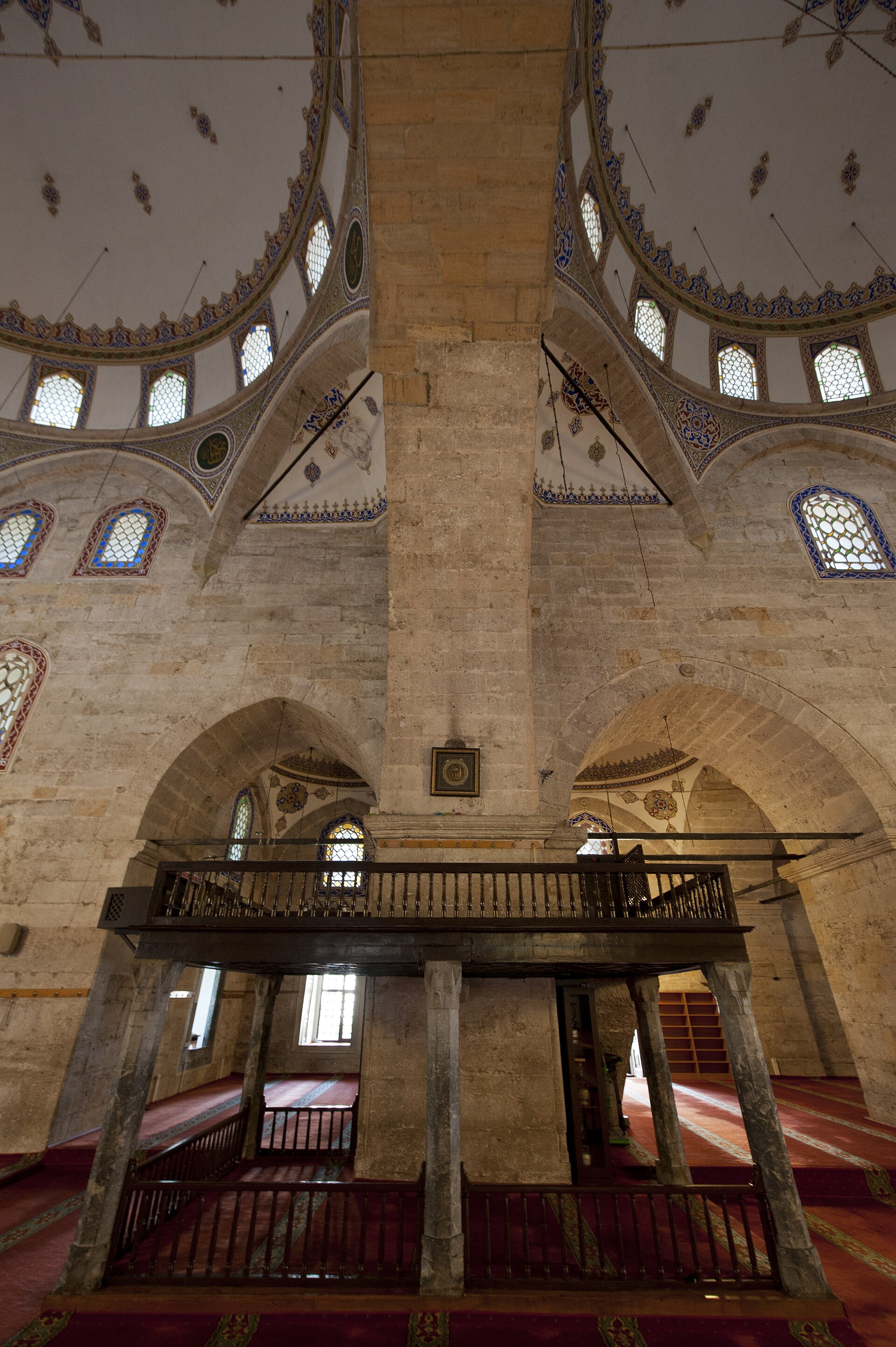 Amasya Bayezid II Mosque Interior mahfili