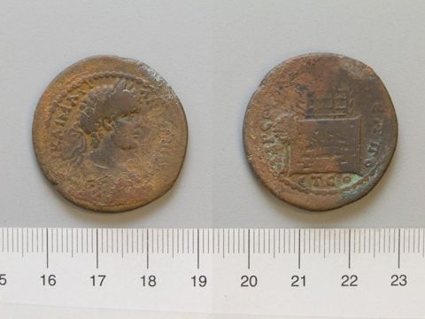 Dupondius of Caracalla, Roman Emperor, from Amaseia, Yale University Art Gallery, inv. 1938.6000.1222