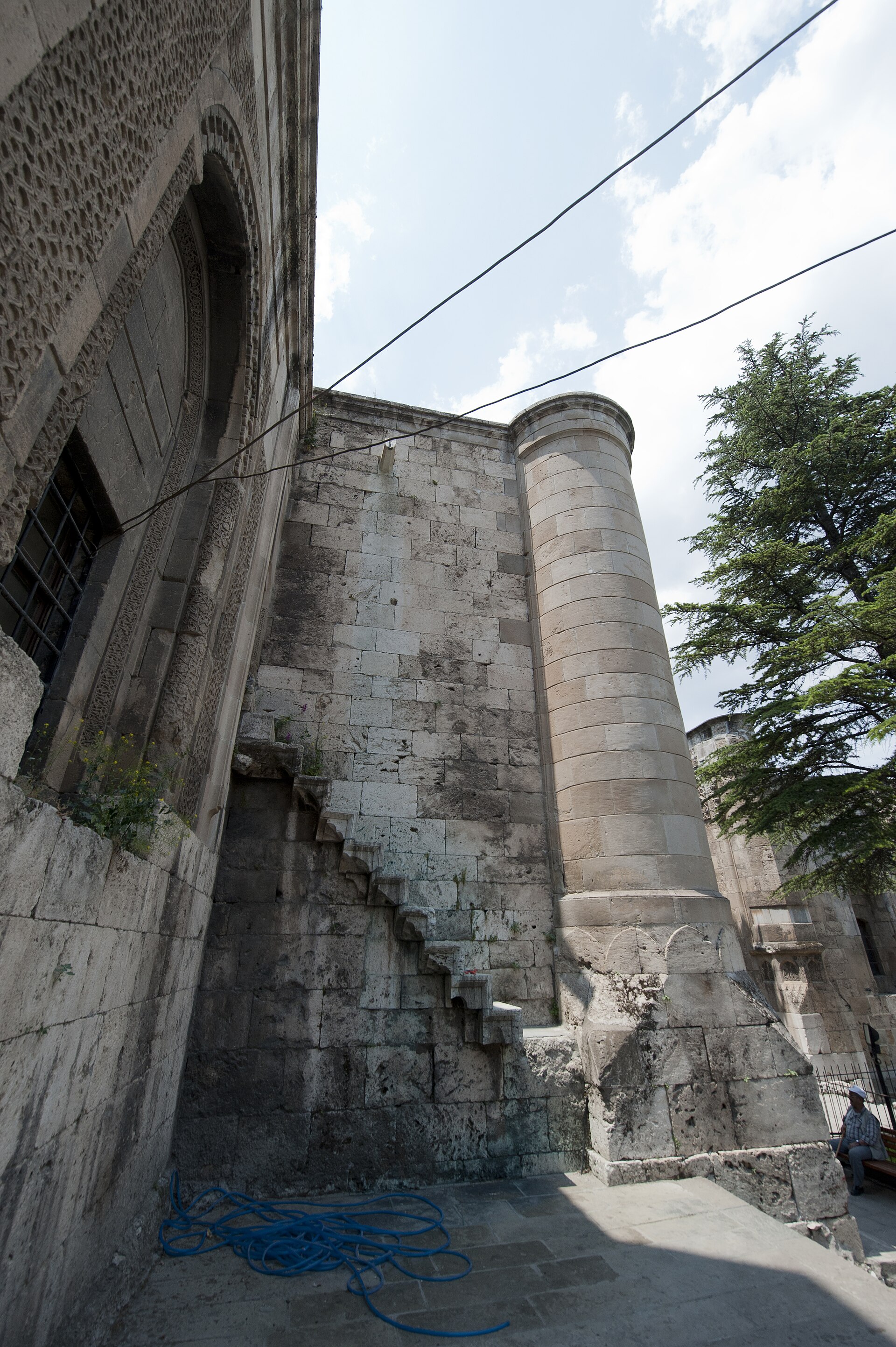 Amasya Gökmedrese complex Mosque exterior