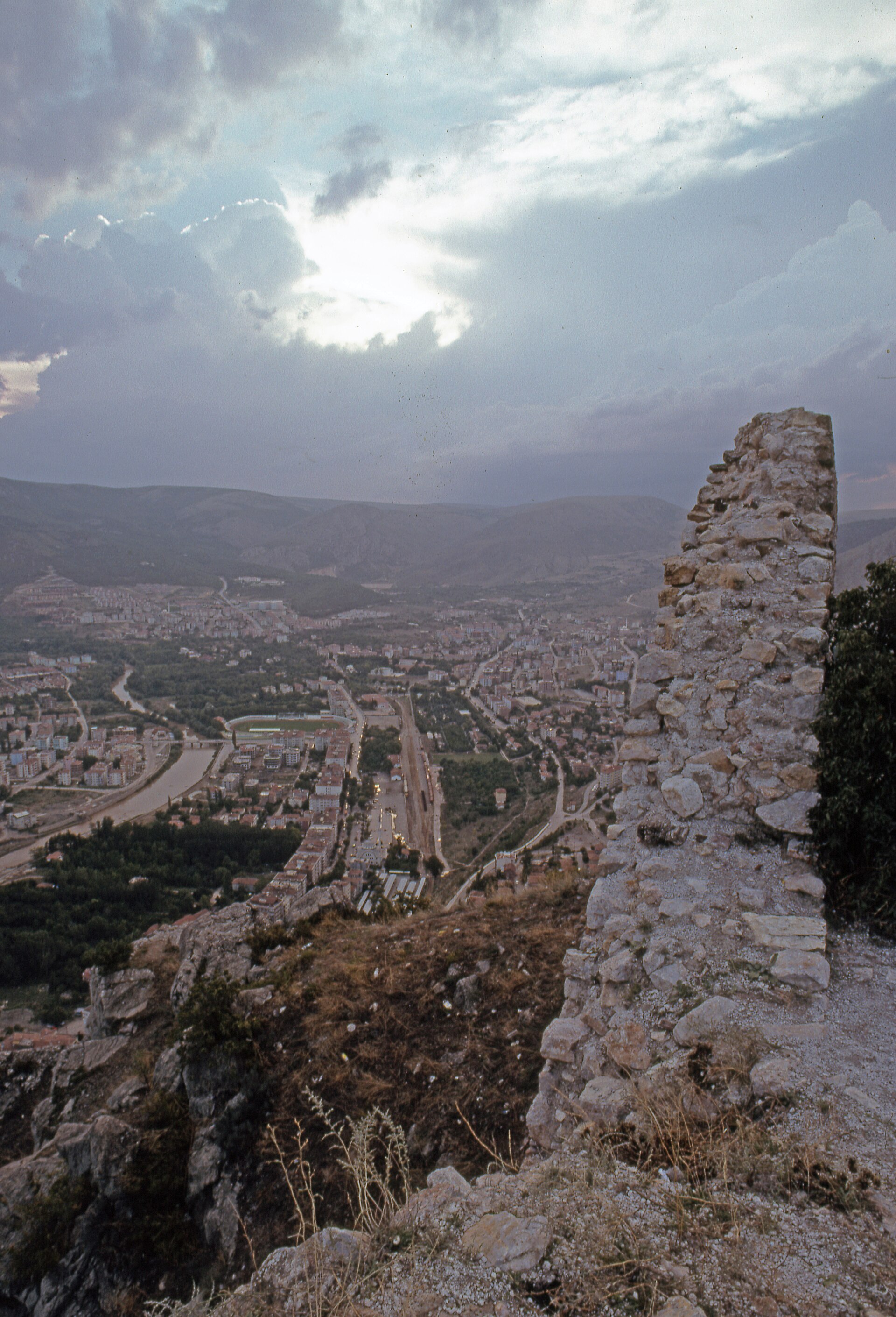 Amasya Castle and its walls