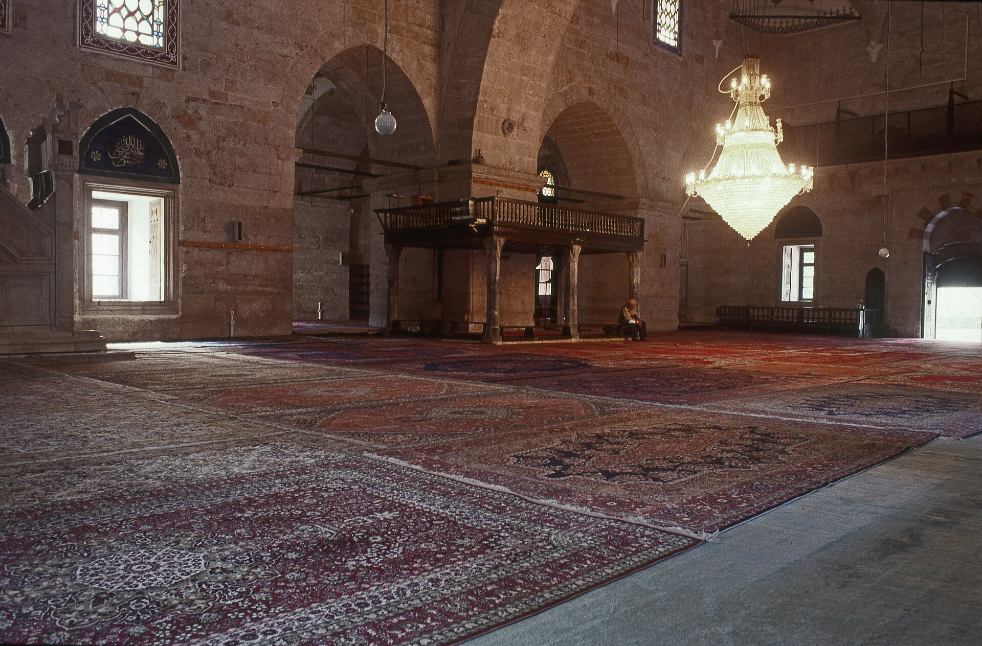 Amasya Bayezid II Mosque Interior mahfili