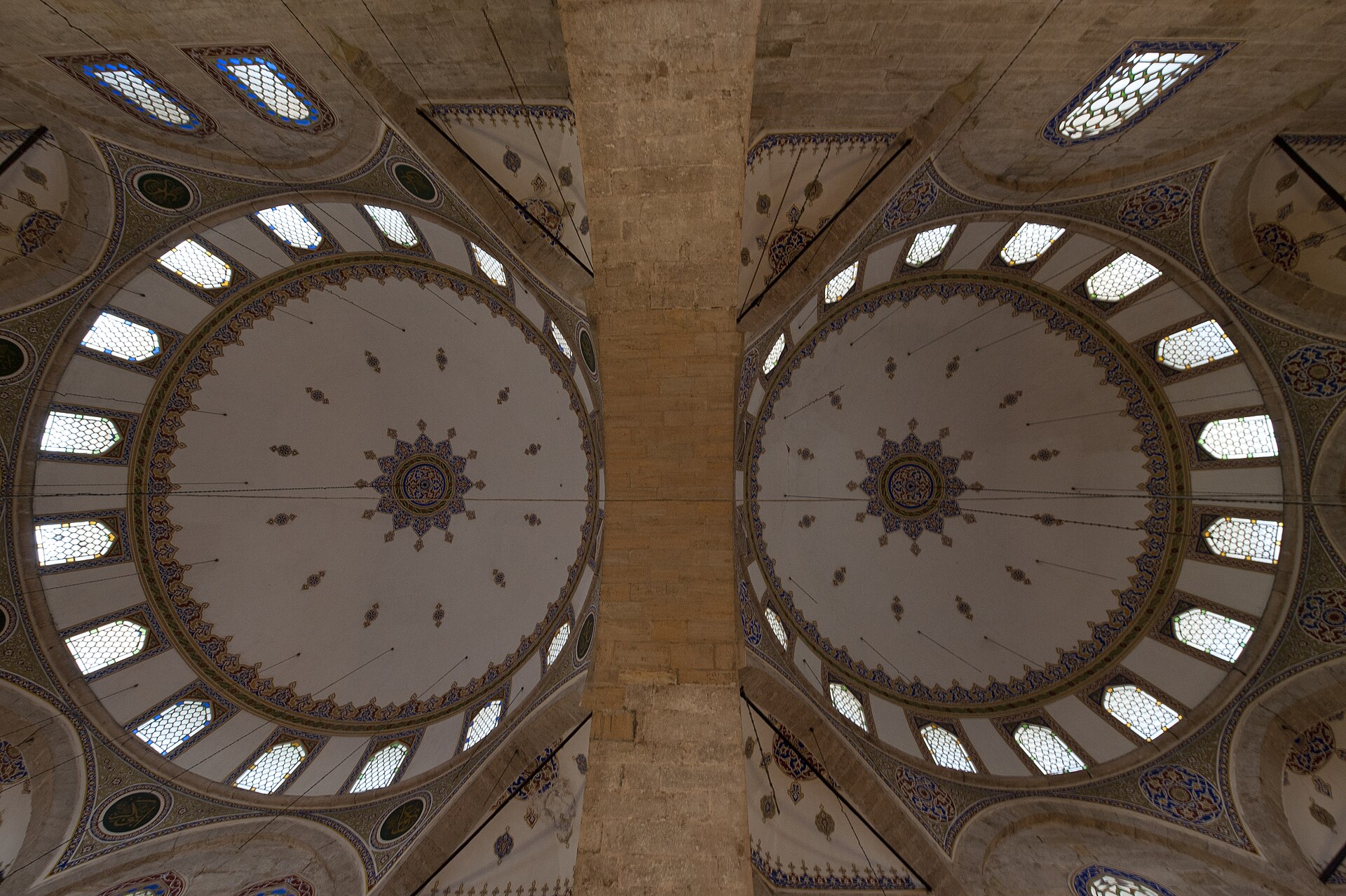 Amasya Bayezid II Mosque Interior ceiling