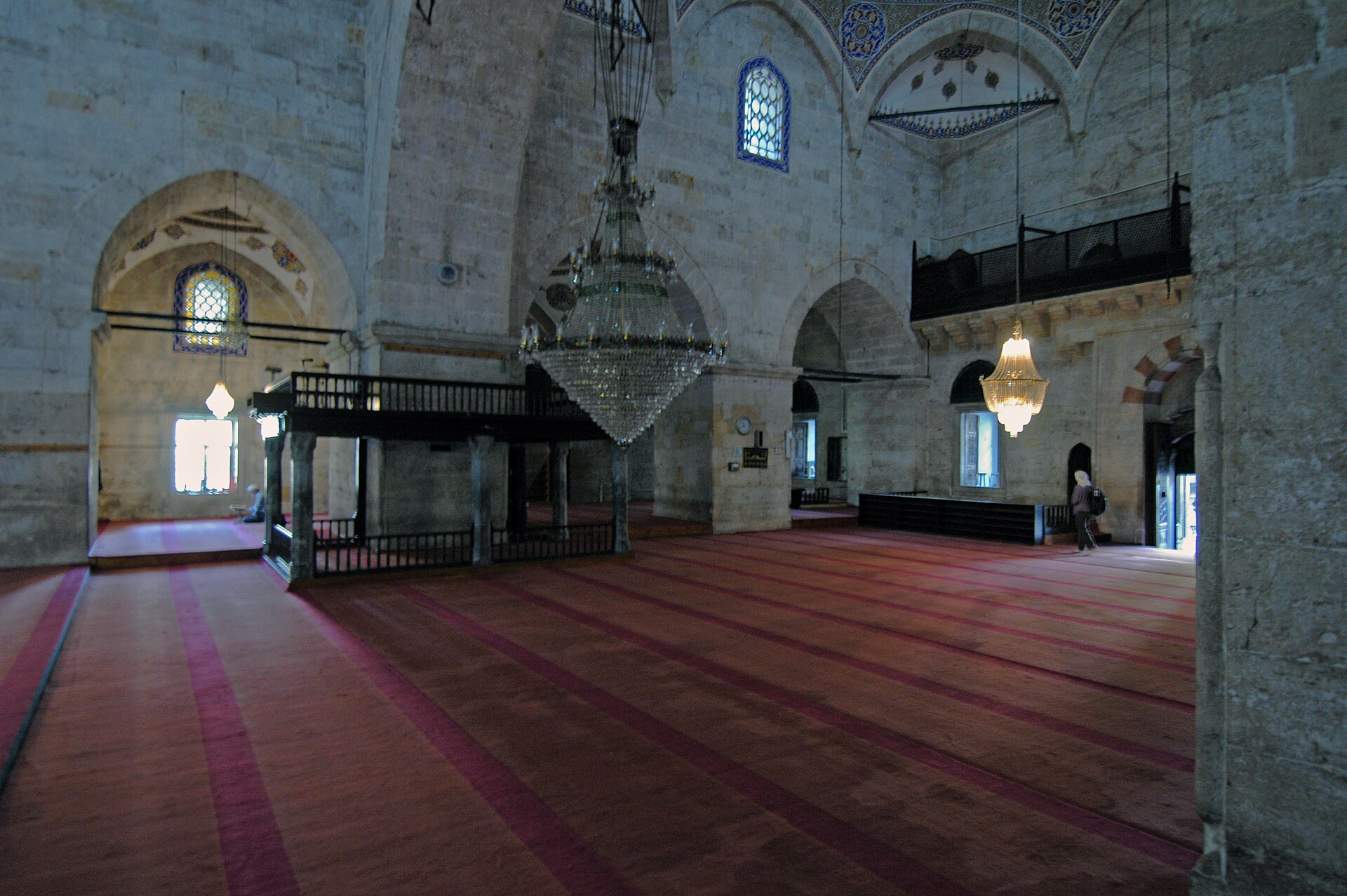 Amasya Bayezid II Mosque Interior mahfili